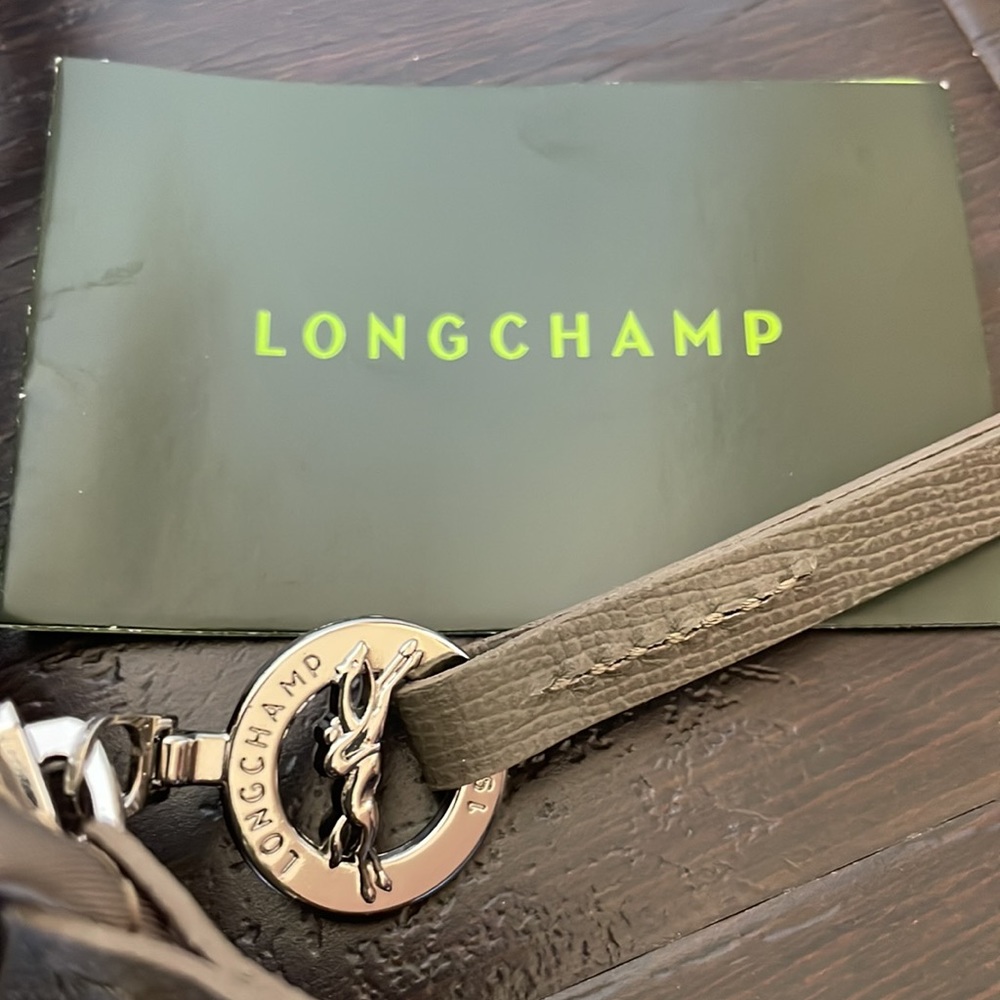 BNWT Longchamp Le Pliage Neo Nylon Extra Small Taupe Bag - Picture 9 of 9